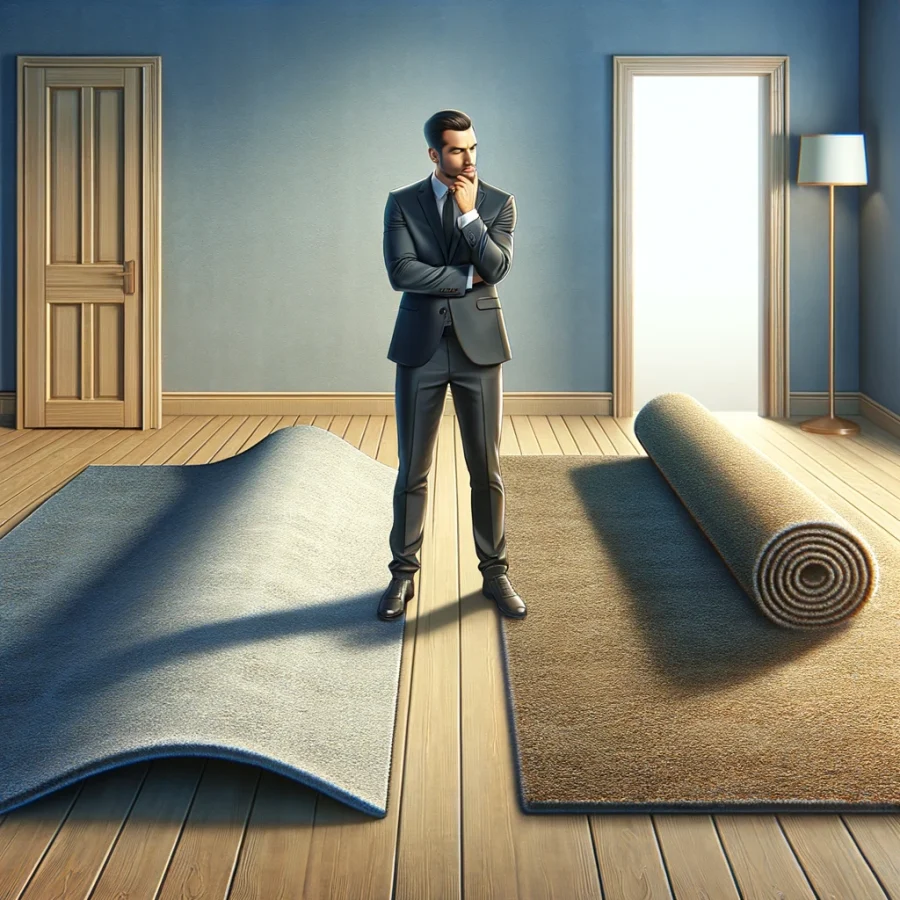 tapizon piso desnudo diseño interiores confort durabilidad mantenimiento decorativos
