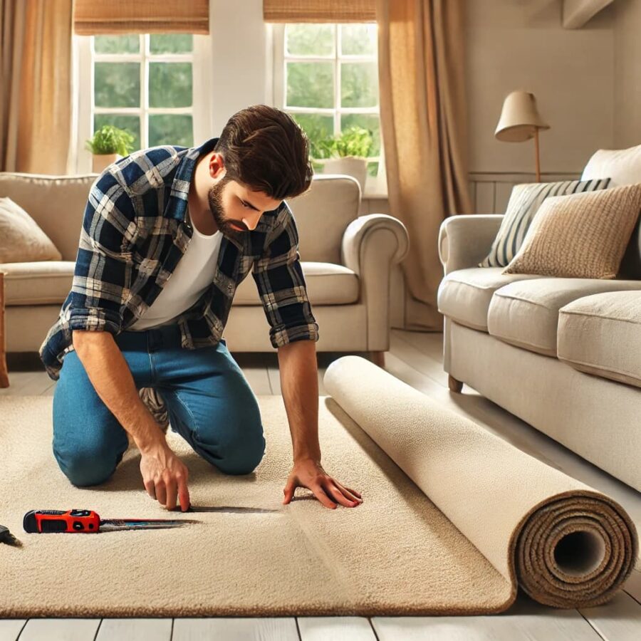 reemplazar alfombra hombre casitex